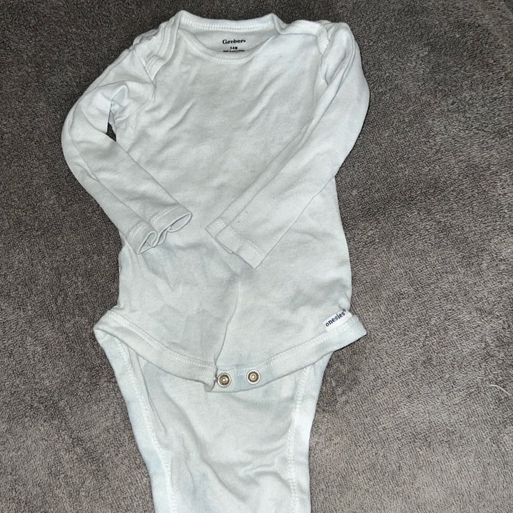 Gerber White Onsie